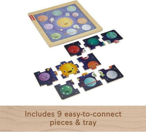 Ξύλινο Παιδικό Puzzle Διάστημα 9pcs Fisher Price