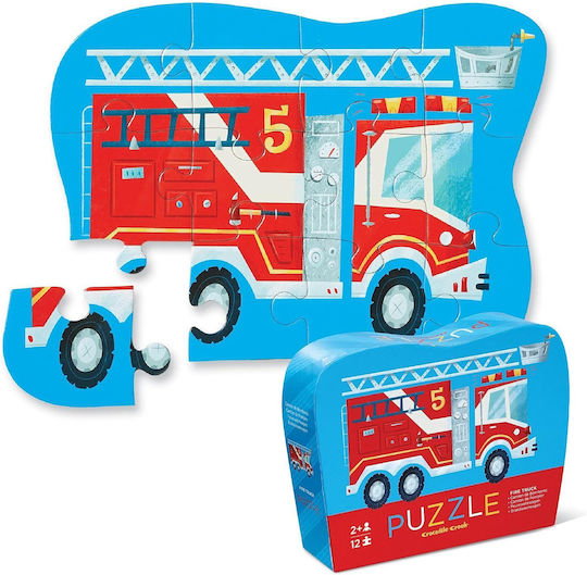 Kids Puzzle Fire Truck for 3+ years+ Years 12pcs Crocodile Creek