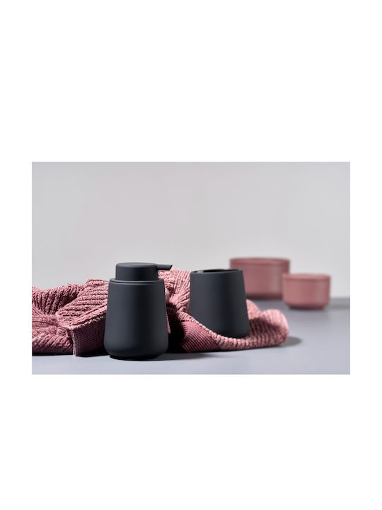 Zone Denmark Nova One Επιτραπέζιο Dispenser Κεραμικό Μαύρο 250ml