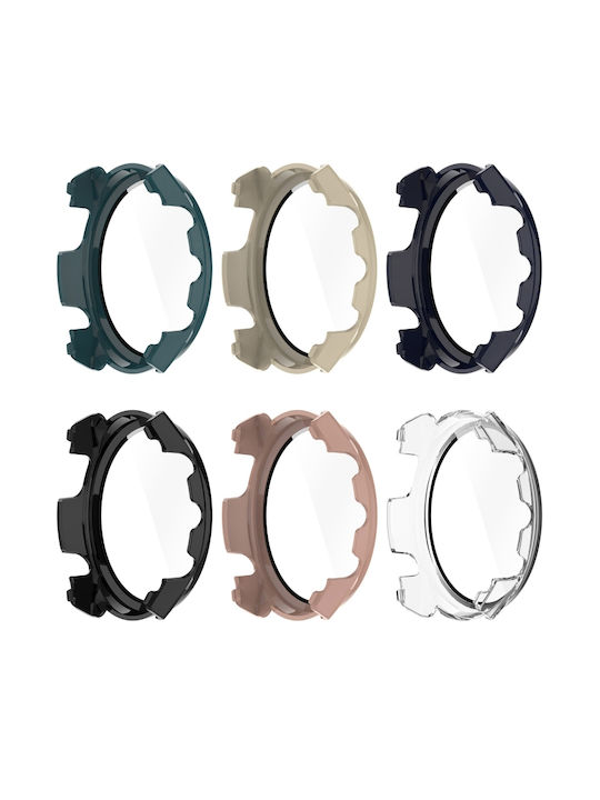 Garmin Forerunner 965 PC + Eingebaute Schutzhülle für Uhr Elfenbein