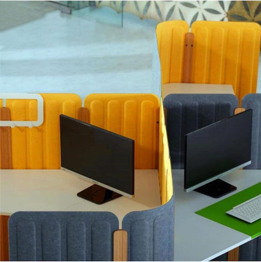 Audiodesigner Pet Work Station Set Fonoabsorbant (1buc) 122cm x 242cm în Culoarea Alb