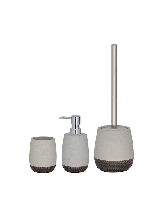 Sealskin Braid Dispenser από Πορσελάνη Γκρι 400ml