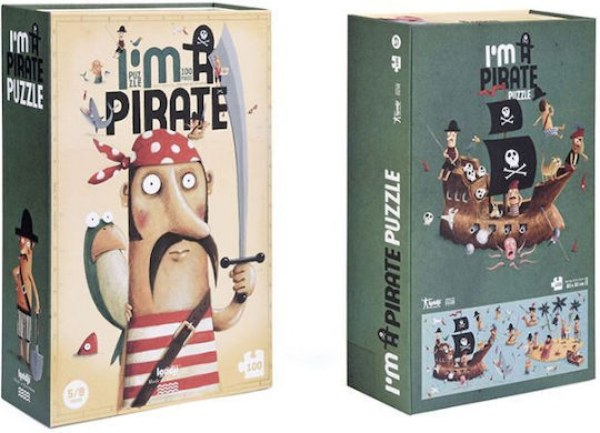 Детски Пъзел I'm A Pirate за 5+ години+ Години 100бр Londji