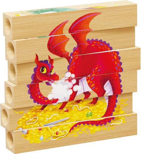 Holz Kinderpuzzle Animal 6pcs Quercetti