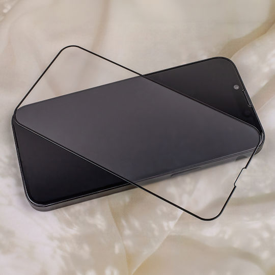 Matt Vollflächig gehärtetes Glas Schwarz (Galaxy S24)