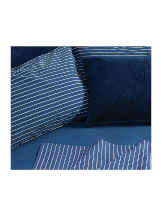 Nef-Nef Homeware Сет Чаршафи 240x270см. Nautica Coast Тъмносин 4бр