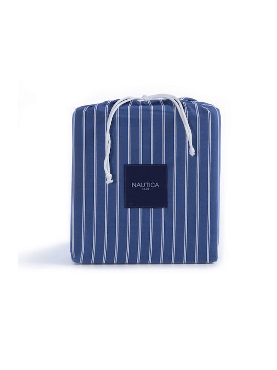 Nef-Nef Homeware Сет Чаршафи 240x270см. Nautica Coast Тъмносин 4бр