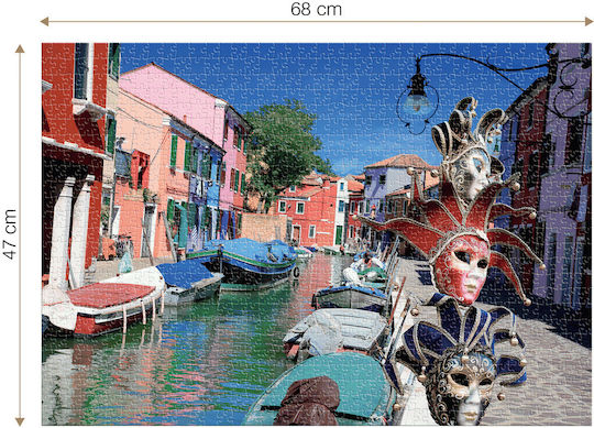 Burano Italy Puzzle 2D 1000pcs