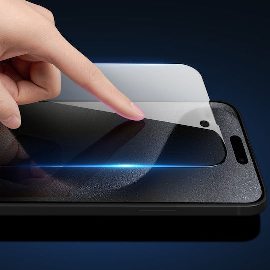 Dux Ducis Privatsphäre Gehärtetes Glas Schwarz (iPhone 15 Plus / 16 Plus)