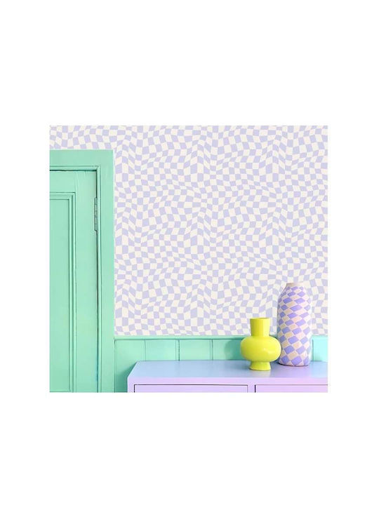 Self-adhesive Wall Wallpaper Purple 100x40cm
