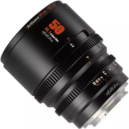 7artisans Crop Φωτογραφικός Φακός Photoelectric 50mm T2.1 Hope S35 Cine Σταθερός για Canon RF Mount Μαύρος