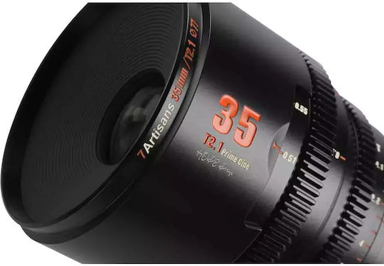 7artisans Crop Φωτογραφικός Φακός Photoelectric 35mm T2.1 Hope S35 Cine Σταθερός για Canon RF Mount Μαύρος
