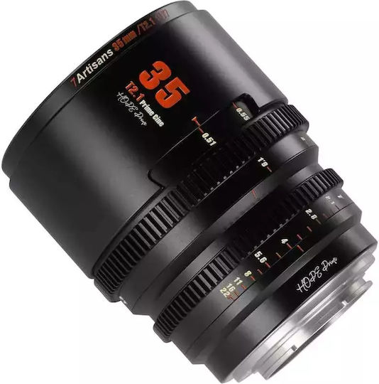 7artisans Crop Φωτογραφικός Φακός Photoelectric 35mm T2.1 Hope S35 Cine Σταθερός για Canon RF Mount Μαύρος