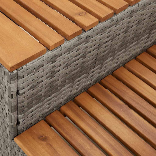 vidaXL Poolzubehör 100x50x50.5cm Gray