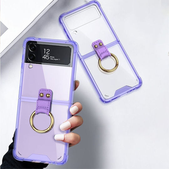 Задна корица Пластмаса Прозрачен (Galaxy Z Flip3 5G)