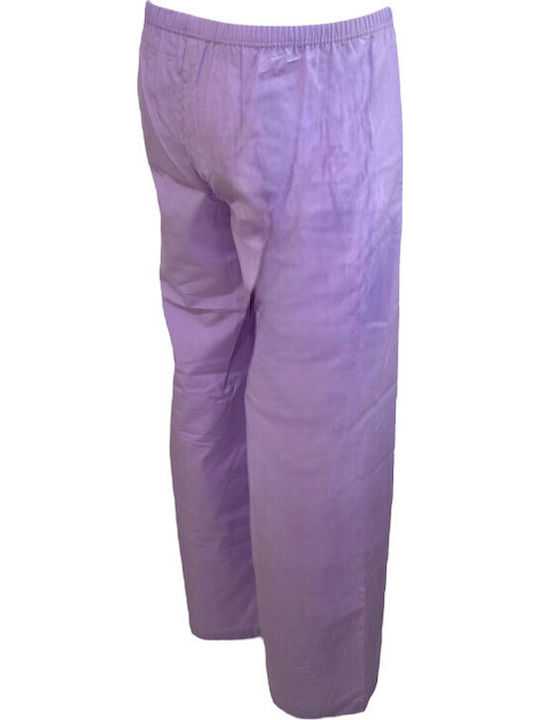 Apple Boxer Winter Damen Pyjama-Hose Lila
