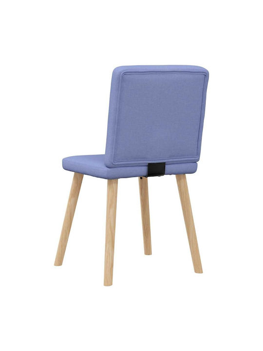 Dining Room Fabric Chair Blue 45x54x86cm 2pcs