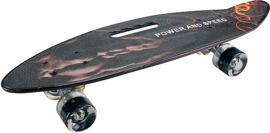 Action One Komplettes Penny Board Power & Speed 60 x 17 cm Tragbar