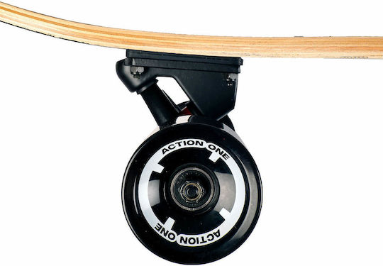 Action One Complete Longboard Backflip 108 X 23.5 Cm Black