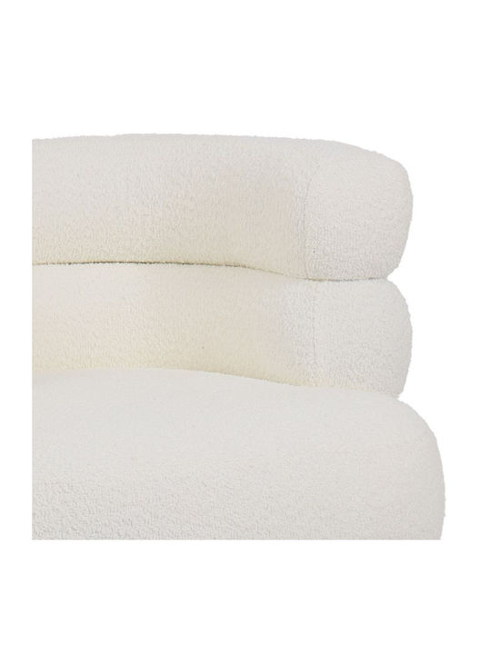 Foleja Armchair White 76x75x72cm
