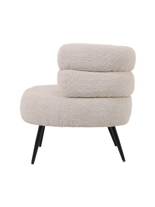 Foleja Sessel Beige 76x75x72cm
