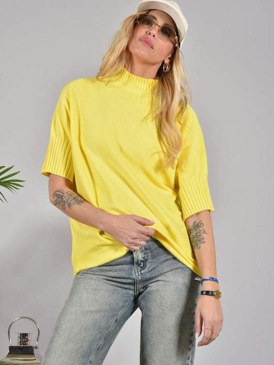 Belle Femme Pullover Yellow 6112-26