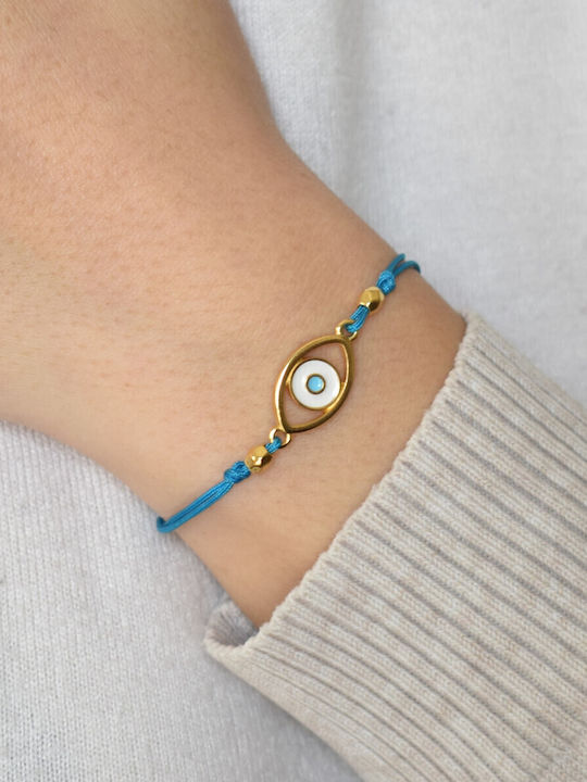 Philio Women's Bracelet with design Eye Gold Plated