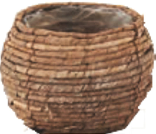 TnS Plant Pot Wicker Multicolour