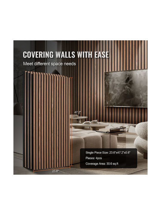 Vevor Covor Rectangular Walnut