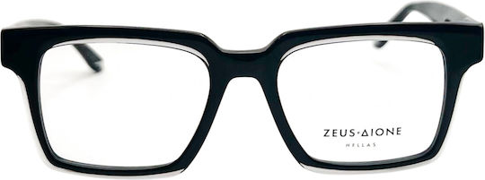 Zeus & Dione Bărbați Plastic Rame Ochelari Negru Atreus-C1