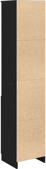 Bibliothek Schwarz 37.5x35x180cm