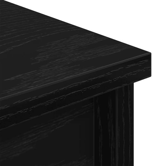 Bibliothek Schwarz 37.5x35x180cm