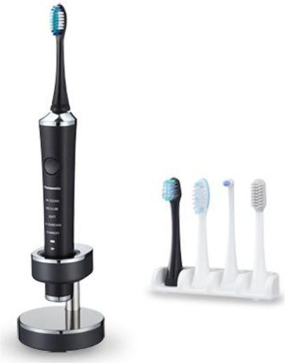 Panasonic Electric Toothbrush with Pressure Sensor and Travel Case EW-DP52-K803 Black