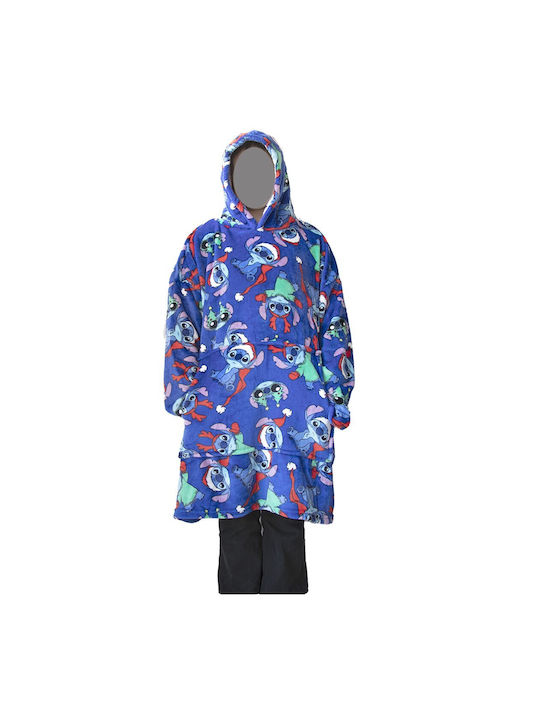 Disney Blanket Fleece with Sleeves 85x94cm Blue