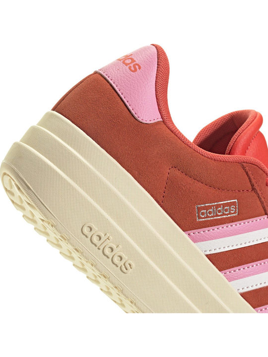 Vl Court Bold Flatforms Sneakers Red / Gum
