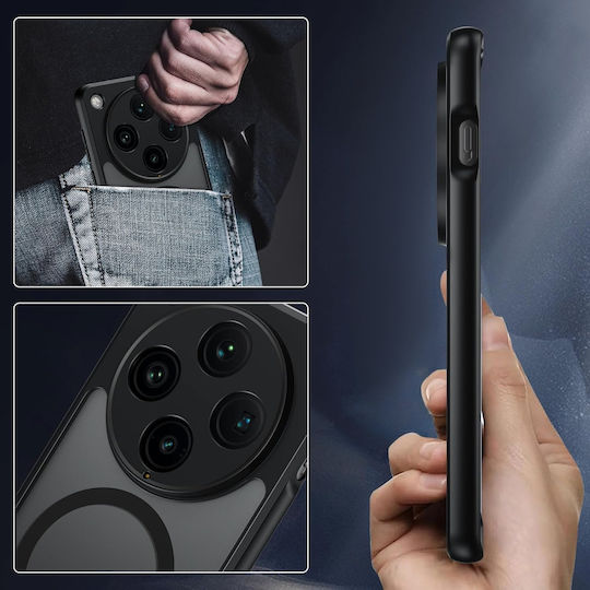 Erbord Back Cover Plastic / Silicone Black (Oppo Find X8 Pro)