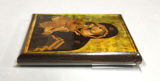 Jungfrau Maria Christus Glykophilousa Don "Ikonenrahmen Kategorie Papier Krn Nr. 00 Dimension 6,5cm x 9,5cm" Ikone Holz MDF S&k Byzantinische Ikonen