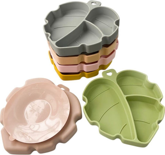 Queen Mother Baby Food Plate made of Silicone Gray