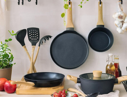 MasterChef Natural Wok aus Aluminium mit Antihaftbeschichtung 28cm