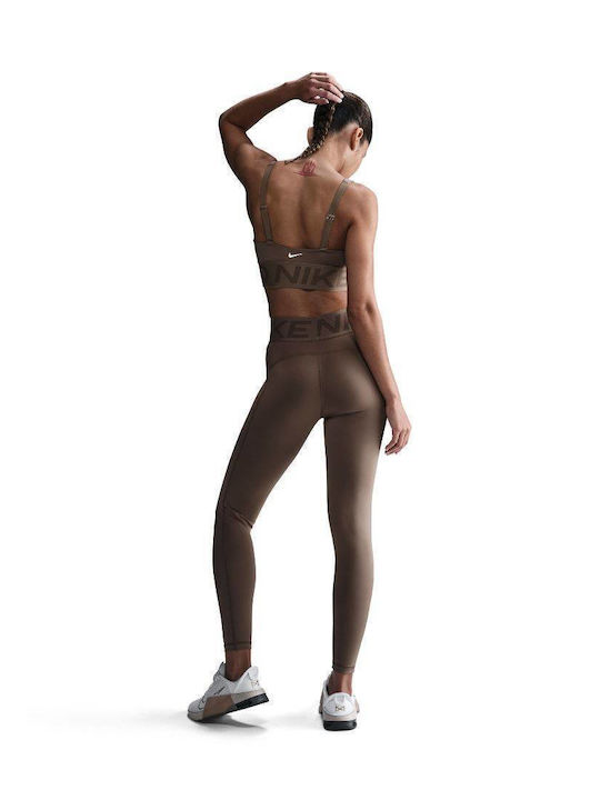 Nike Dri-Fit Sculpt Training Κολάν Mink Brown