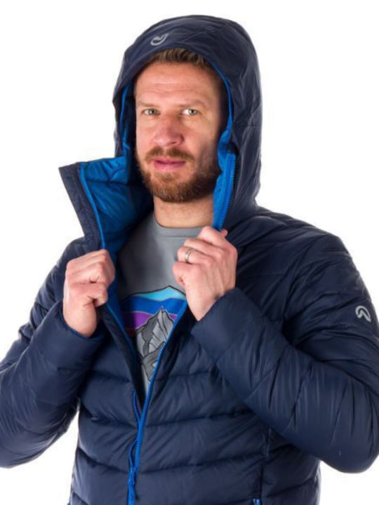 Winter Jacke Puffer Wasserdicht und Winddicht Blue