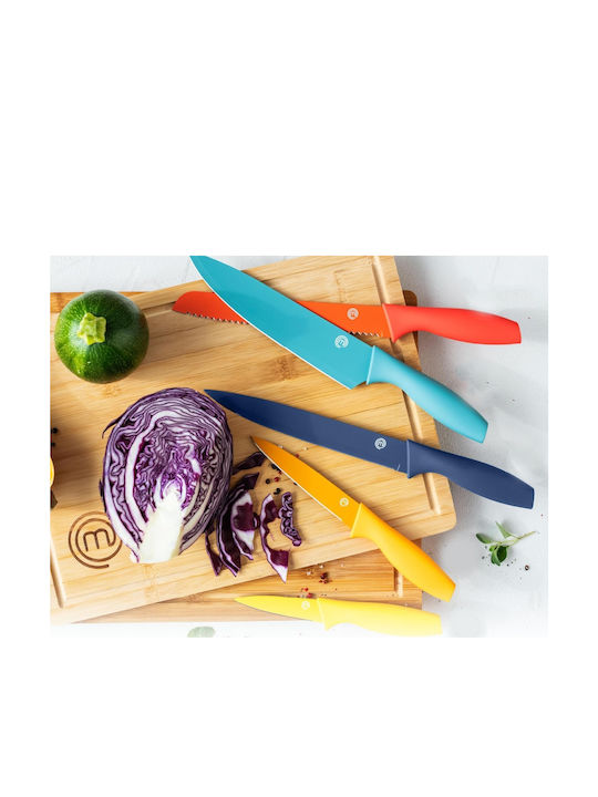 MasterChef Σετ Μαχαίρια με Βάση από Ανοξείδωτο Ατσάλι 6τμχ