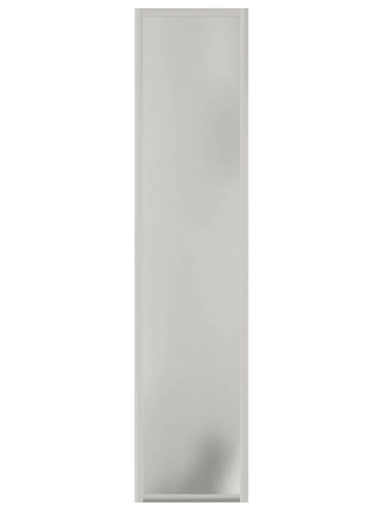 vidaXL Inox Ράφι Αποθήκευσης Ξύλων 50x23x100cm Ασημί