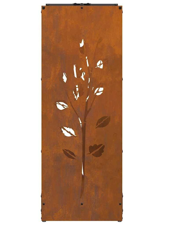 vidaXL Inox Ράφι Αποθήκευσης Ξύλων 40x30x80cm Ασημί