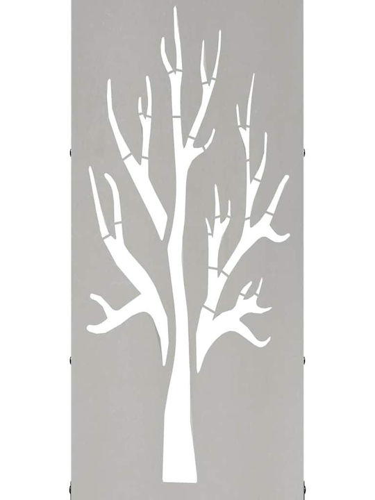 vidaXL Inox Ράφι Αποθήκευσης Ξύλων 40x30x80cm Ασημί