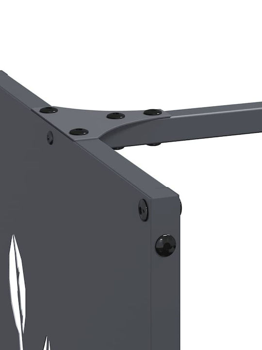 vidaXL Ξύλινο Ράφι Αποθήκευσης Ξύλων 40x30x80cm Γκρι