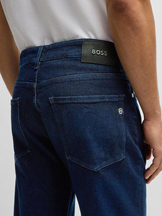 H-re.maine Men's Jeans Pants with Regular Fit Denim Blue