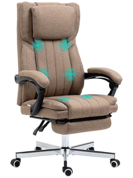 Vinsetto Vinsetto Bürostuhl Mit Massagefunktion und Braun Neigen