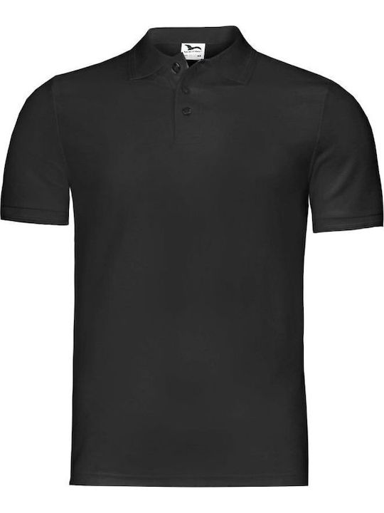 Polo Negru Pique Pentru Copii