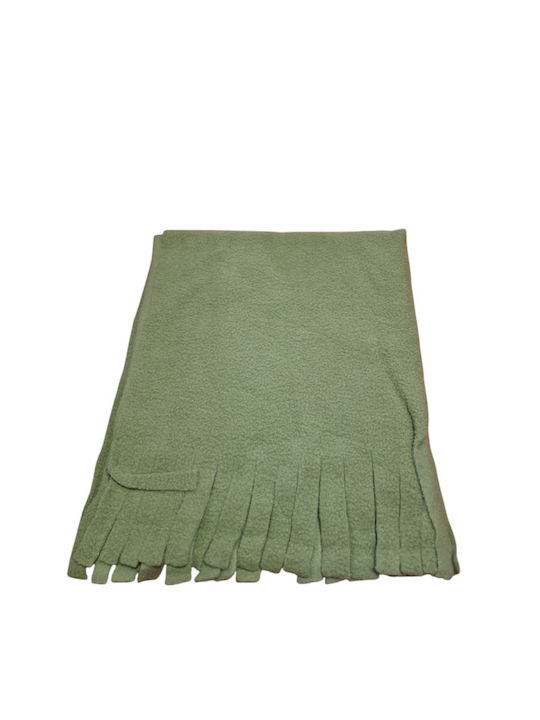 Κασκόλ Fleece Πράσινο Κασκόλ Fleece Πράσινο